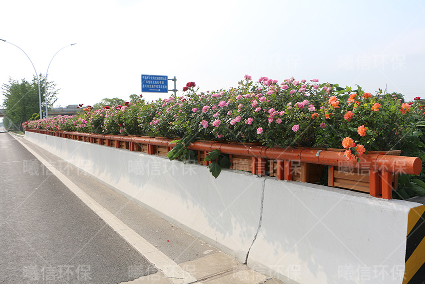橋梁高架花箱懸掛花箱浙江案例